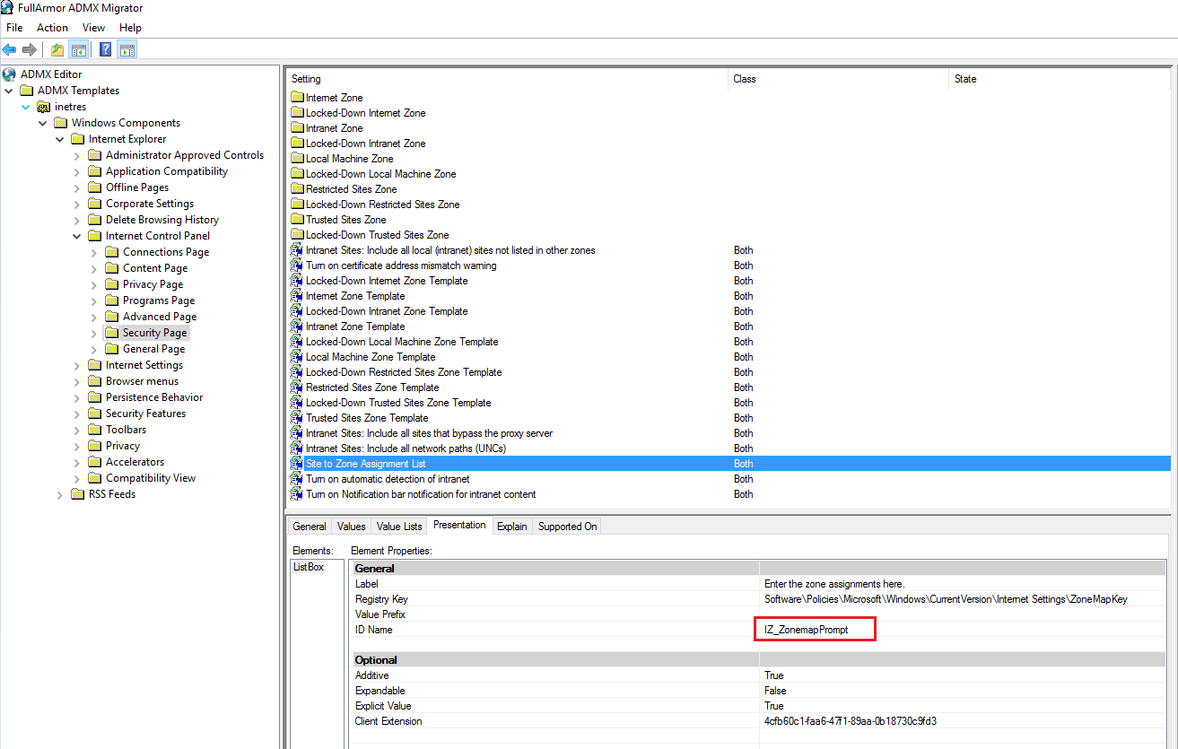 site to zone assignment list powershell