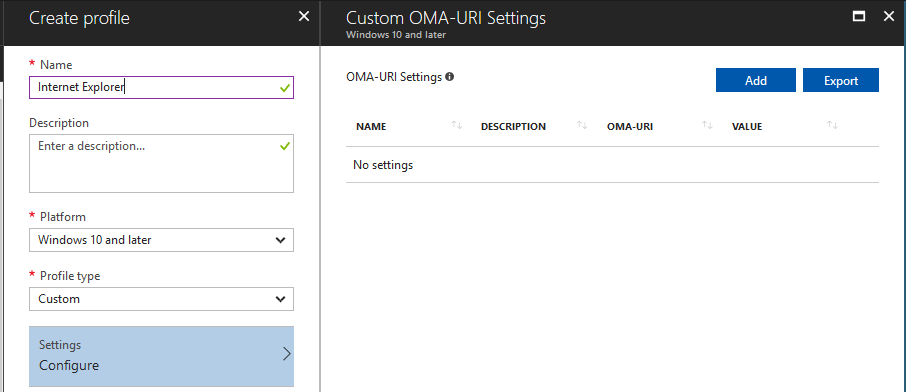 site to zone assignment intune